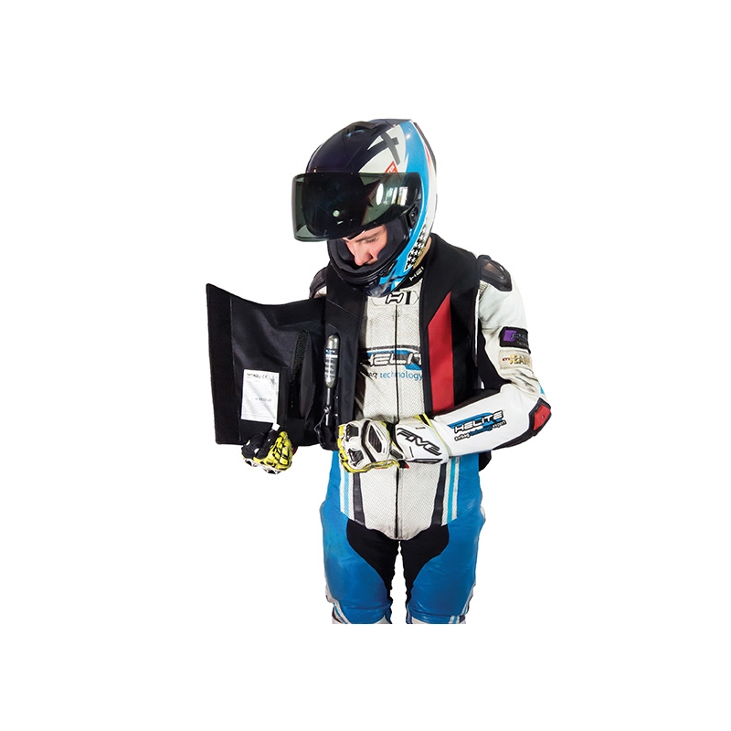 Gilet airbag HELITE GP Air 2 bianco e nero
