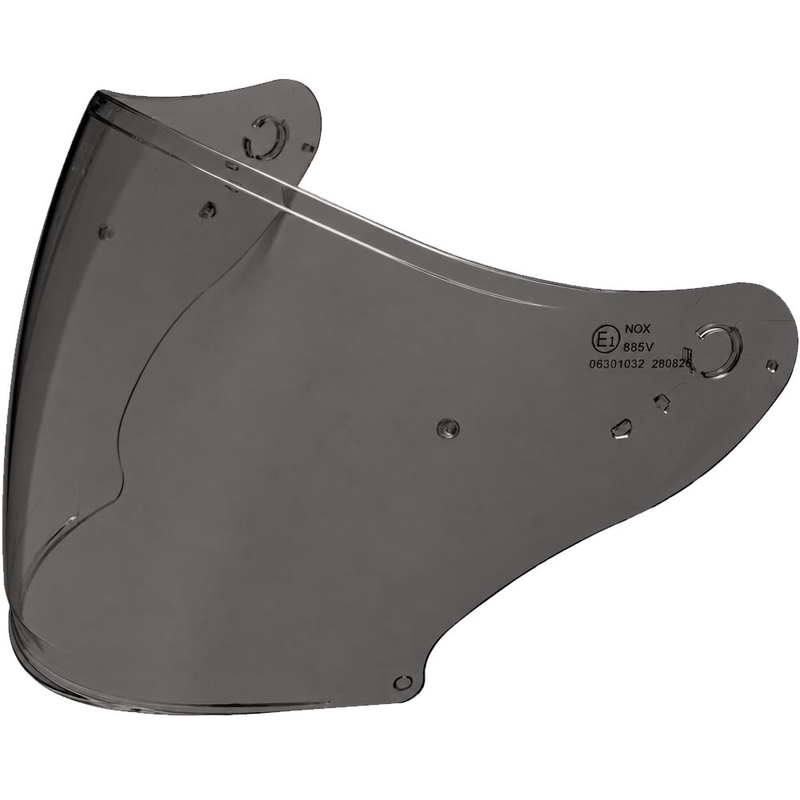 Visiera per caschi da moto Nox N130 con predisposizione Pinlock, fumé