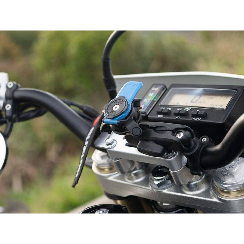 Supporto per telefono Quad Lock® 360 con leva di rilascio, blu-nero