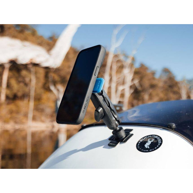 Supporto per telefono Quad Lock® 360 con leva di rilascio, blu-nero