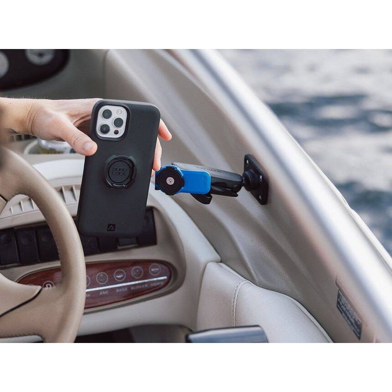 Supporto per telefono Quad Lock® 360 con leva di rilascio, blu-nero