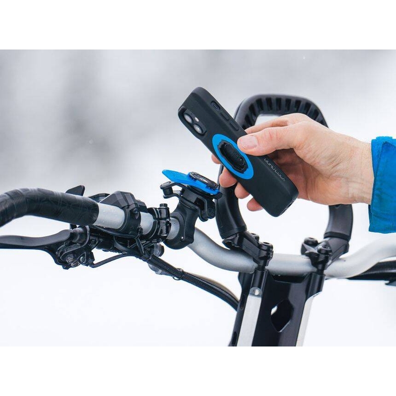 Supporto per telefono Quad Lock® 360 con leva di rilascio, blu-nero