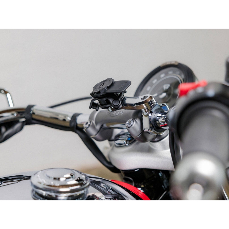 Supporto per telefono da manubrio Quad Lock® PRO, cromato