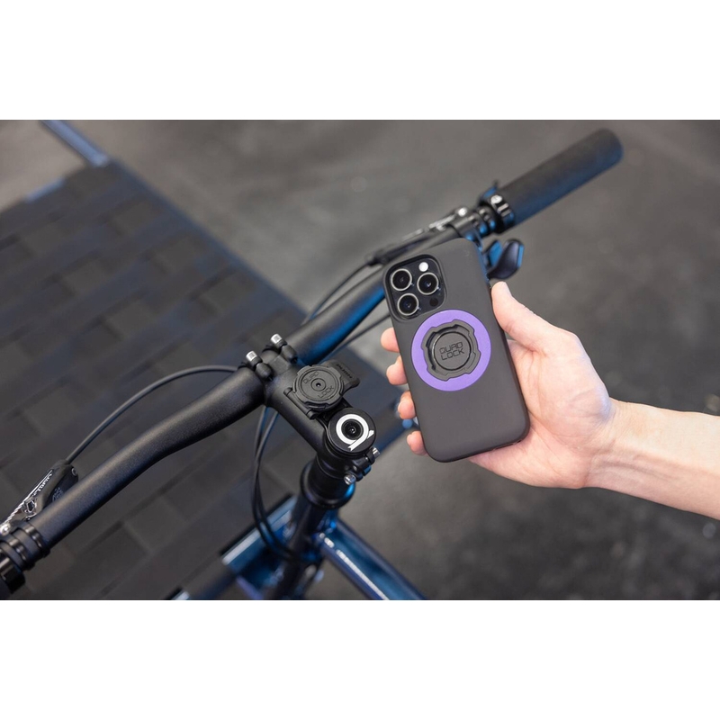 Attacco per attacco manubrio Quad Lock® nero