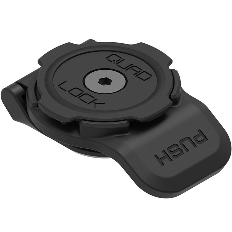 Supporto per cellulare Quad Lock® 360 con leva corta, colore nero.