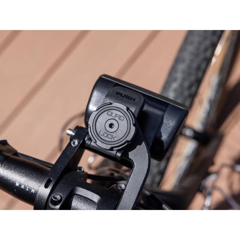 Supporto per cellulare Quad Lock® 360 con leva corta, colore nero.