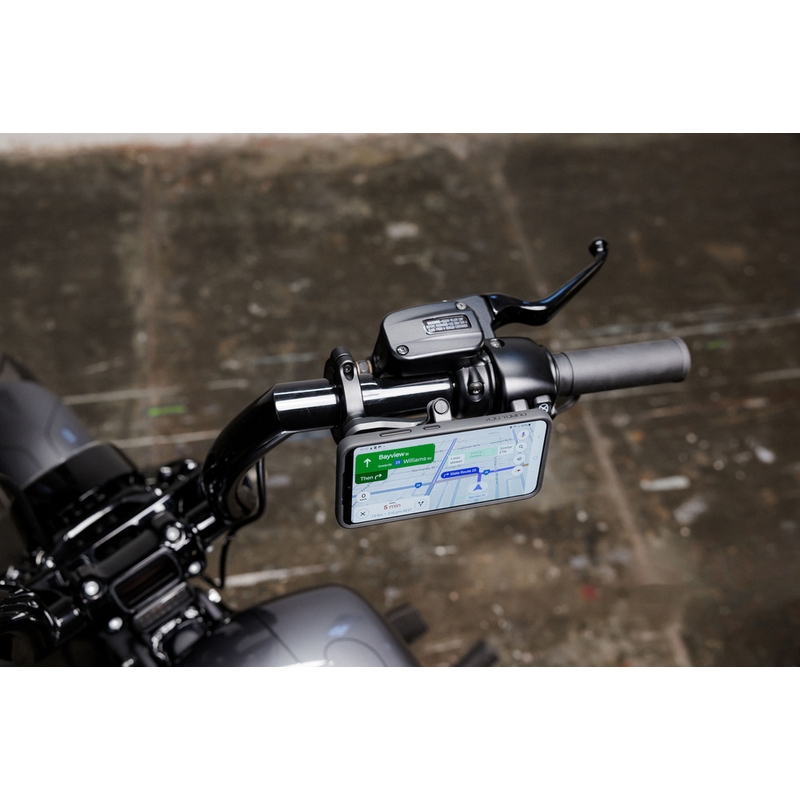 Supporto per telefono da manubrio grande Quad Lock® PRO, nero