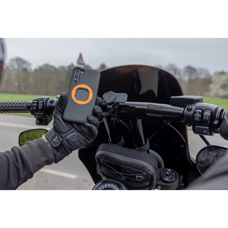 Supporto per telefono da manubrio grande Quad Lock® PRO, nero