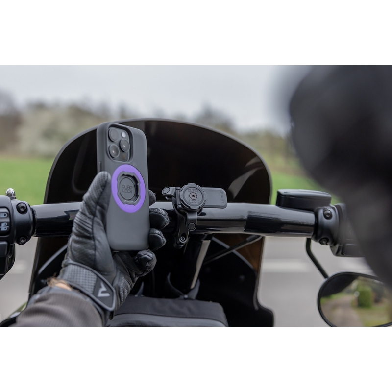 Supporto per telefono da manubrio grande Quad Lock® PRO, nero
