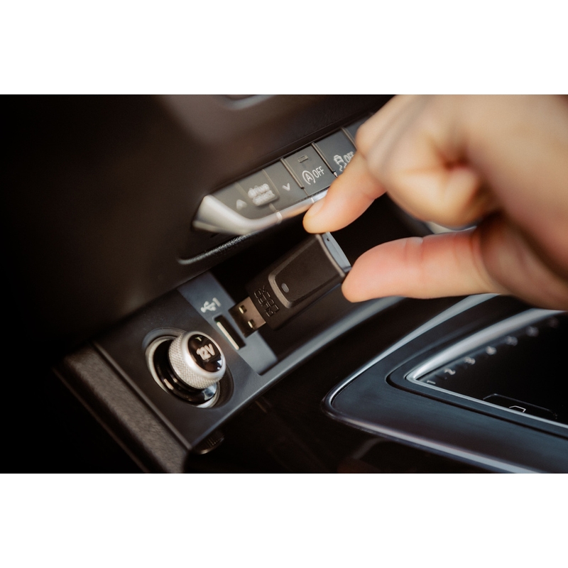 Adattatore wireless Quad Lock® CarPlay/Android Auto nero