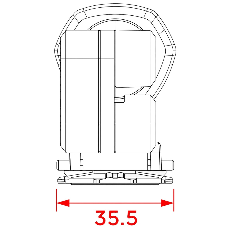Treppiede Quad Lock® nero