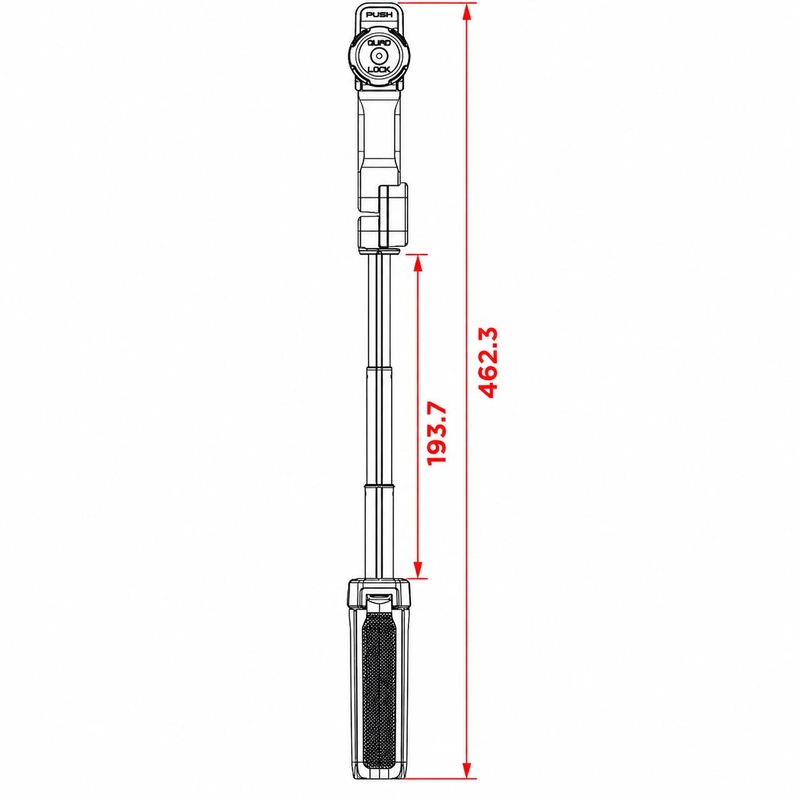 Treppiede Quad Lock® nero
