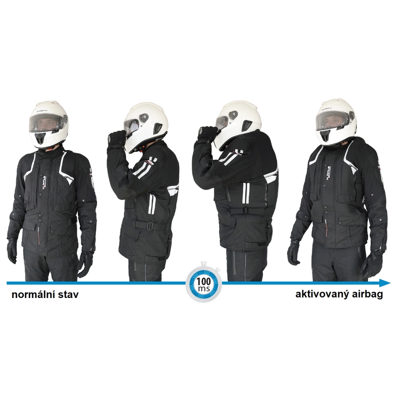 Giacca airbag HELITE Touring nera