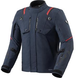 Giacca da moto Revit Fractal H2O blu scuro
