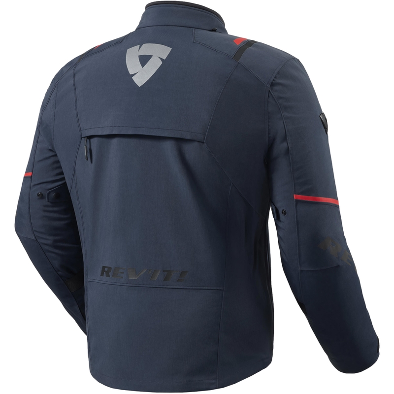 Giacca da moto Revit Fractal H2O blu scuro