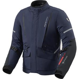 Giacca da moto Revit Vertical 2 GTX blu scuro-nera
