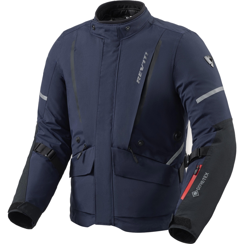 Giacca da moto Revit Vertical 2 GTX blu scuro-nera