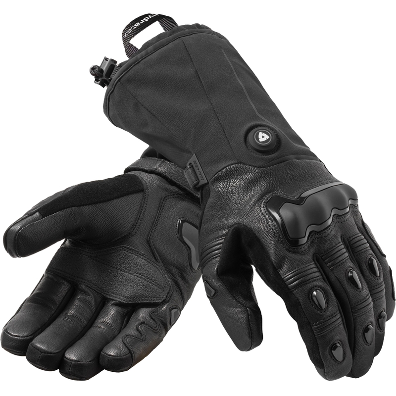 Guanti da moto riscaldati Revit Warp H2O, neri