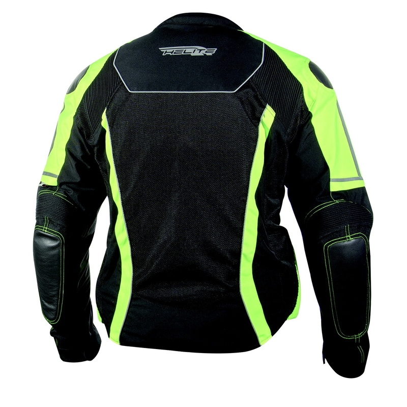 Giacca airbag HELITE Vented nero-giallo fluo