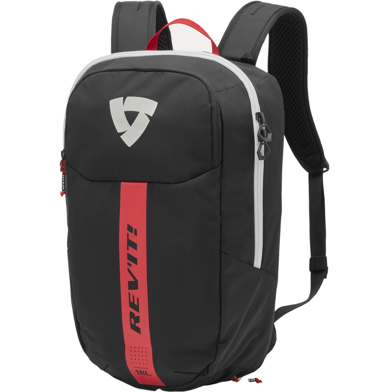 Zaino da moto Revit Traject nero-rosso 18 l
