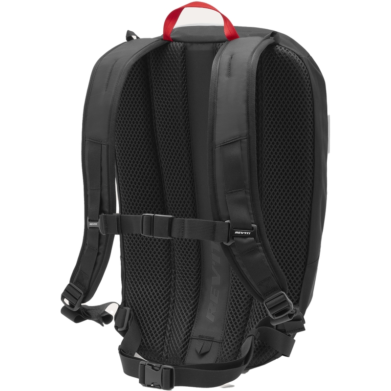 Zaino da moto Revit Traject nero-rosso 18 l