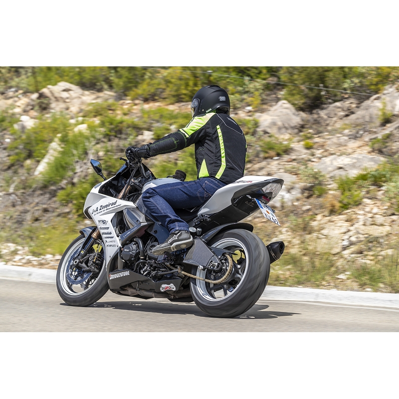 Giacca airbag HELITE Vented nero-giallo fluo