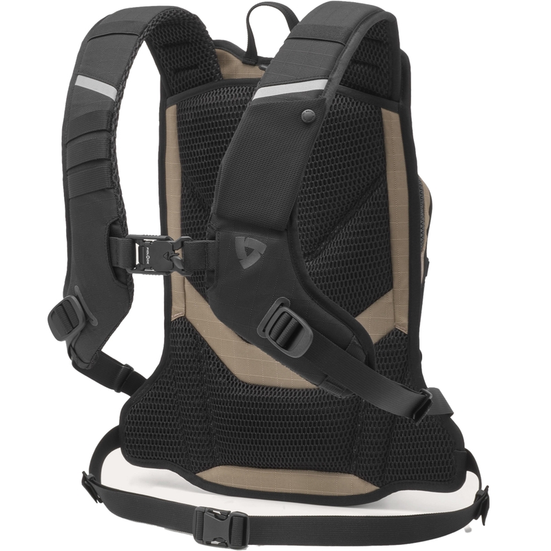 Zaino da moto Revit Eolian H2O color sabbia e nero, 9 l