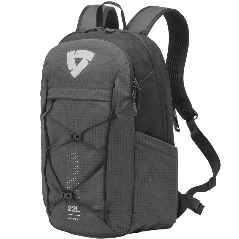Zaino da moto Revit Saroa grigio-nero 22 l