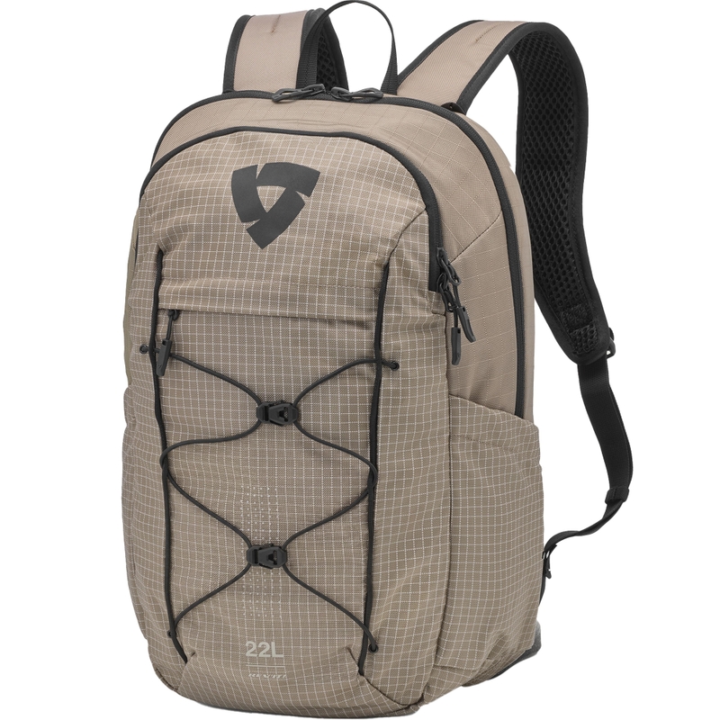 Zaino da moto Revit Saroa color sabbia e nero, 22 l