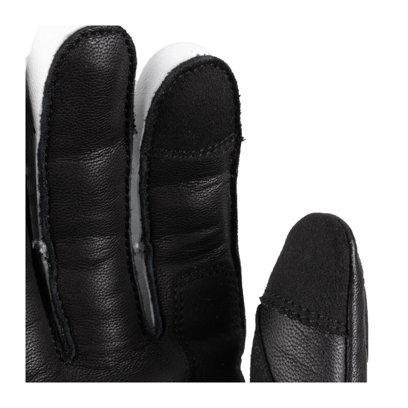 Guanti da moto da donna Oxford RP-5 3.0 nero-bianco-rosa