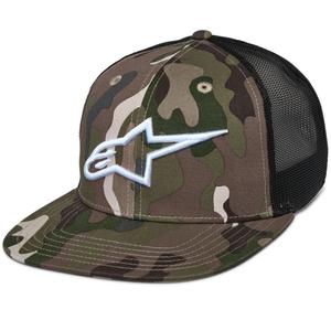 Cappellino Alpinestars Corp verde mimetico-nero