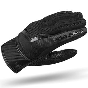 Guanti da moto da donna Street Racer Stunt neri