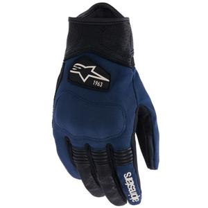 Guanti da moto Alpinestars Tracker blu scuro-neri