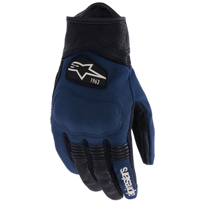 Guanti da moto Alpinestars Tracker blu scuro-neri