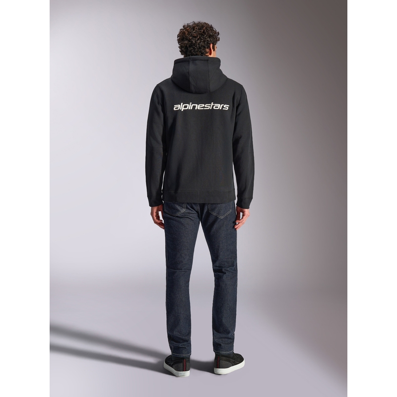 Felpa con cappuccio Alpinestars Transverse nera