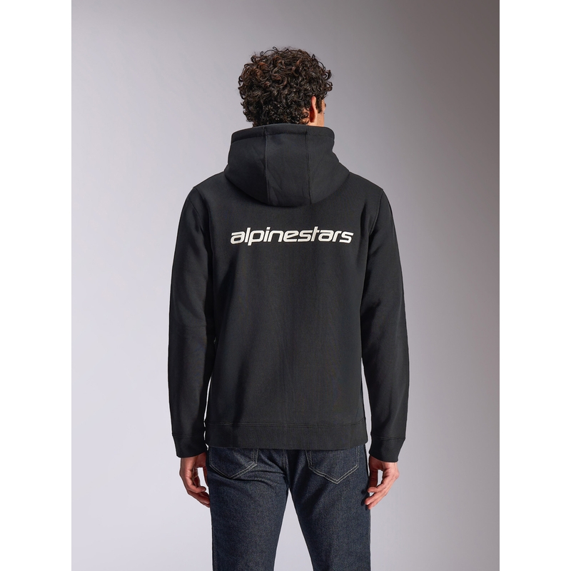 Felpa con cappuccio Alpinestars Transverse nera