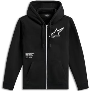 Felpa con cappuccio Alpinestars Transverse nera