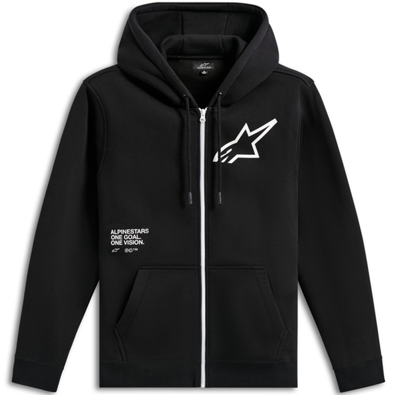 Felpa con cappuccio Alpinestars Transverse nera