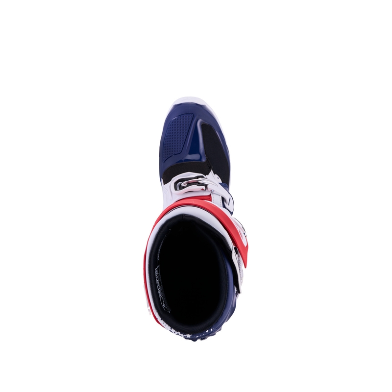 Stivali da motocross Alpinestars TECH 7 UNITY rosso-bianco-blu