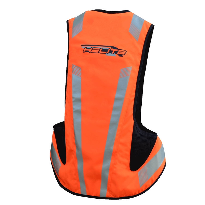 Gilet airbag HELITE Turtle 2 arancione fluo