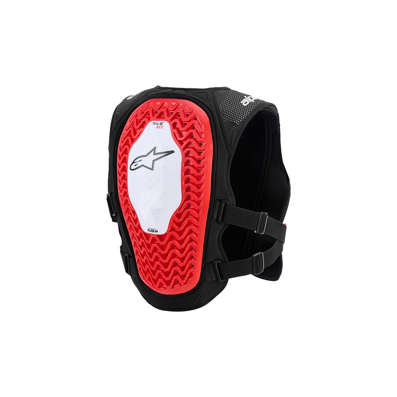 Gilet airbag Alpinestars TECH-AIR®MX Plasma, bianco-nero-rosso