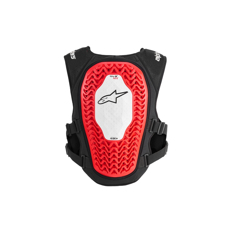 Gilet airbag Alpinestars TECH-AIR®MX Plasma, bianco-nero-rosso