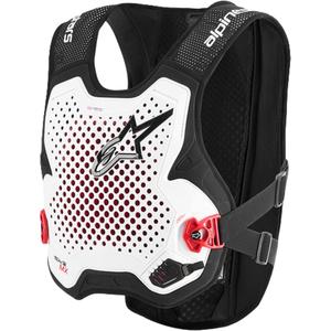 Gilet airbag Alpinestars TECH-AIR®MX Plasma, nero-bianco-rosso