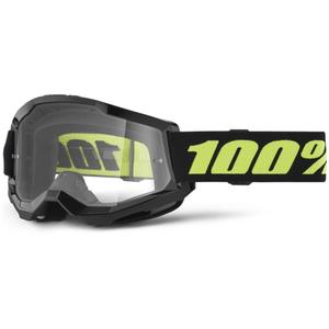 Occhiali da motocross 100% STRATA 2 New Solar (plexi trasparente)