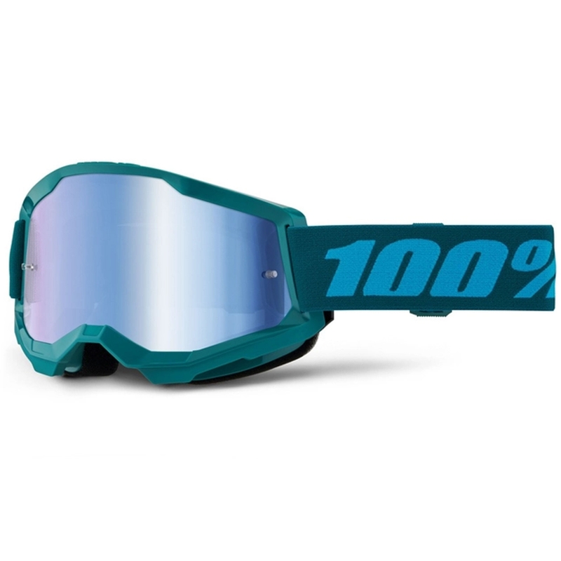 Occhiali da motocross 100% STRATA 2 New Stone blue (plexi blu)