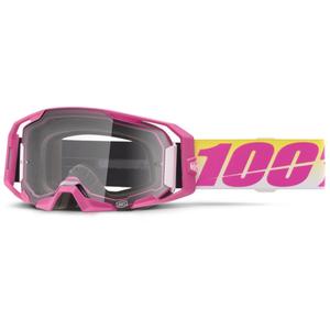 Occhiali da motocross 100% ARmatic Sellars con plexiglass trasparente