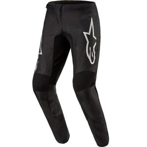 Pantaloni da motocross Alpinestars Fluid Graphite nero-argento