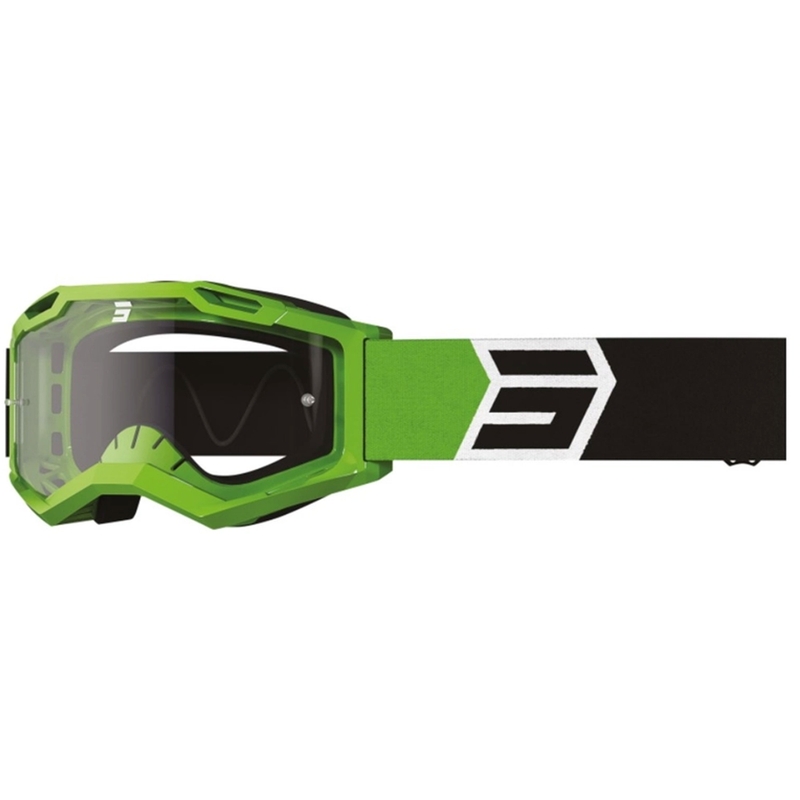 Occhiali da motocross Shot Assault 2.0 Solar nero-verde