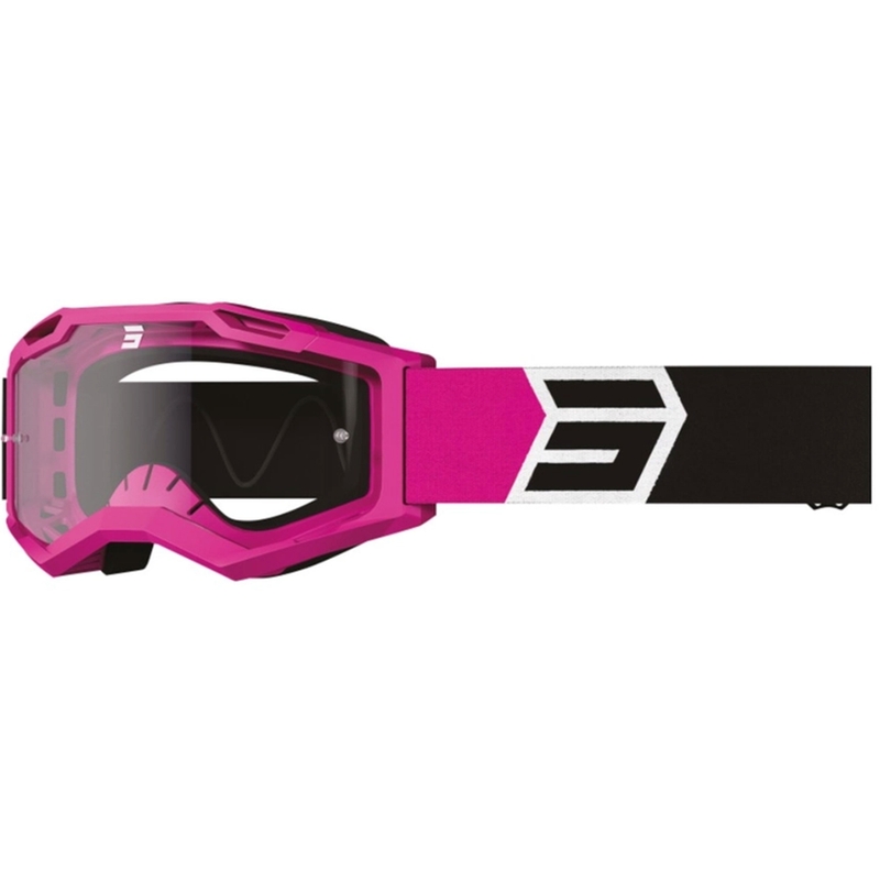 Occhiali da motocross Shot Assault 2.0 Solar neri e rosa