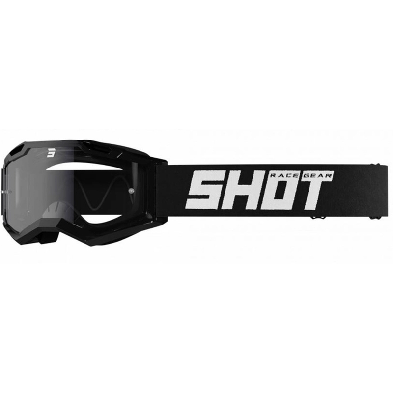 Occhiali da motocross Shot Assault 2.0 Solid Enduro nero